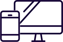 PCとスマホのイラスト